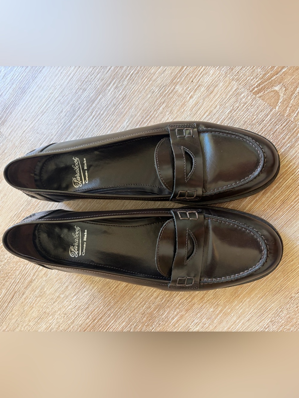PARABOOT Leather Penny Loafers for Women